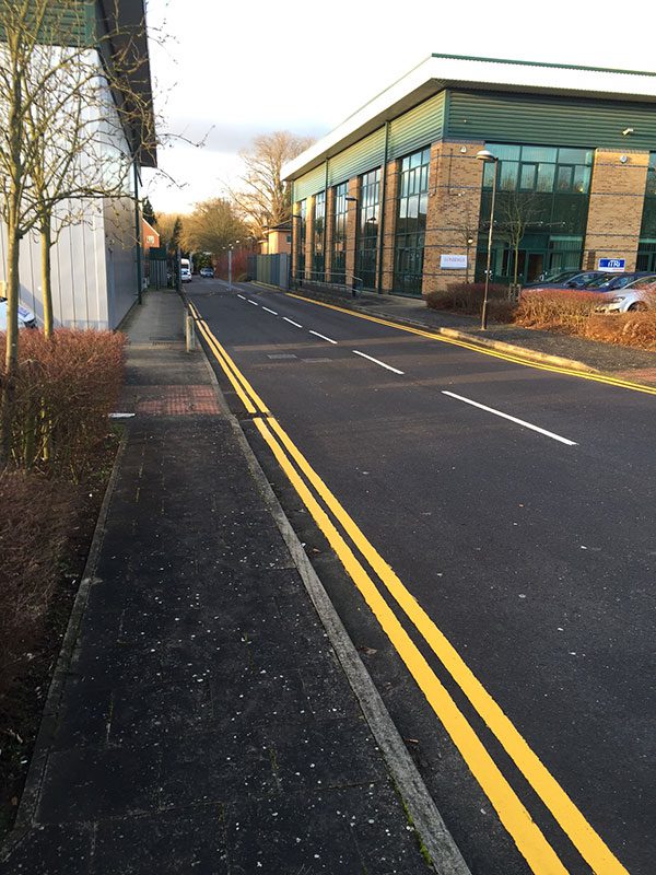 New line markings in Catford